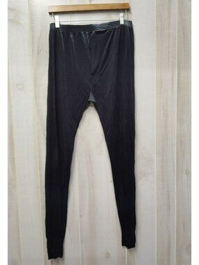 Polar Edge Silk Base layer bottom, Men's Large, Open Fly, Black, 33" inseam